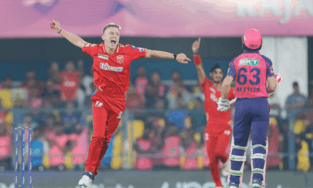 नाथन एलिन ने चार विकेट लिए और पंजाब किंग्स ने राजस्थान रॉयल्स को पांच रन से हराया।