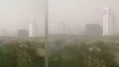 दिल्ली-एनसीआर के मौसम में अचानक आया बदलाव, आसमान में फैली चादर