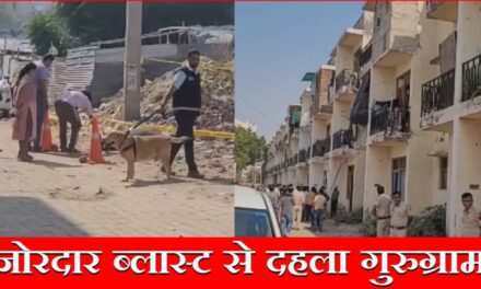 Gurugram Blast: गुरुग्राम की हाउसिंग बोर्ड कॉलोनी में पड़े मलबे में जोरदार धमाका, जिससे घरों के शीशे टूट गए और एक कटिया मर गया
