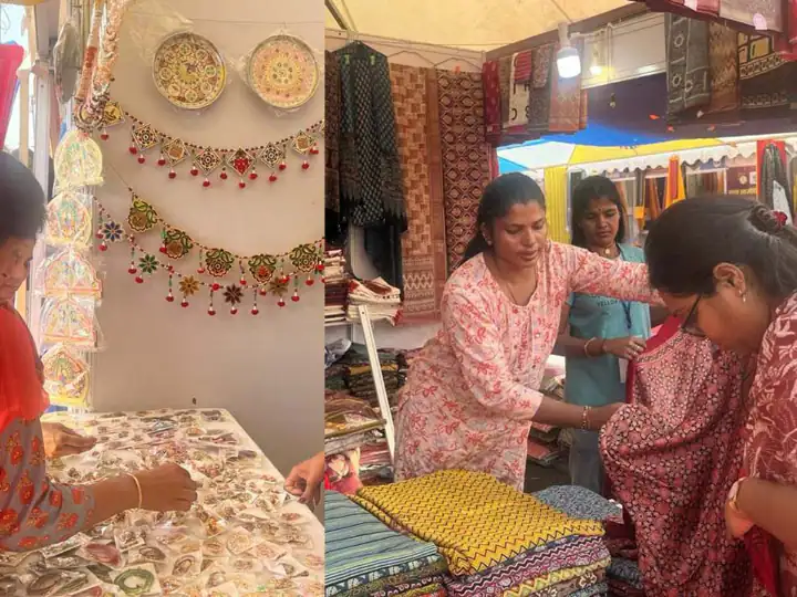 Gurugram Saras Mela में खरीददारी करने के लिए उमड़ी भीड़, 2 नवंबर को सिंगर दलेर मेहंदी भी होंगे