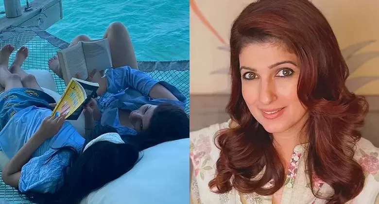 Twinkle Khanna ने जलपरी बनकर अपने परिवार के साथ अपना बर्थडे मनाया; अक्षय को समुद्र में प्यार करते हुए वीडियो शेयर किया