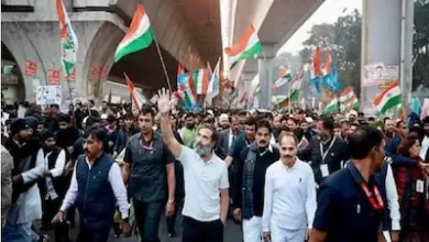 Bharat Jodo Nyay Yatra: भाजपा कार्यकर्ताओं ने राहुल गांधी की सभास्थल को गंगाजल से धोया, जमकर नारेबाजी हुई, वीडियो देखें