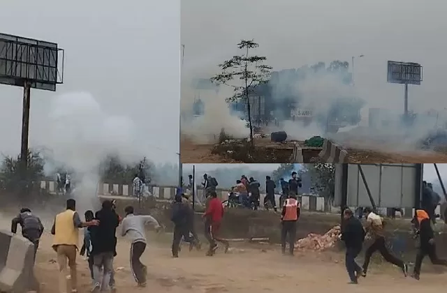 Punjab News: हरियाणा-पंजाब के शंभू बॉर्डर पर भारी बवाल, पुलिस ने आंसू गैस के गोले छोड़े