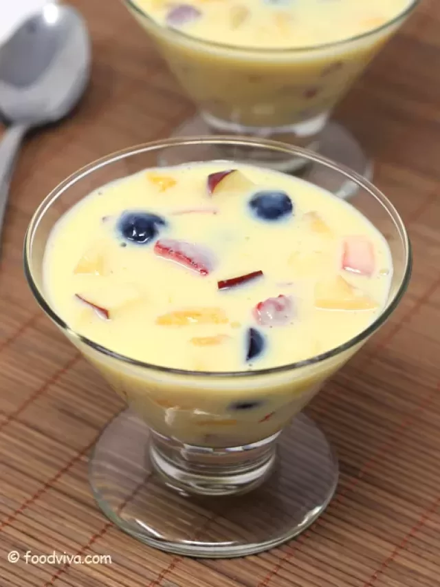 शानदार Fruit custard बनाने की बेहद सरल रेसिपी