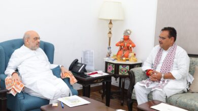 मुख्यमंत्री श्री भजनलाल शर्मा ने नई दिल्ली में केन्द्रीय गृह एवं सहकारिता मंत्री श्री अमित शाह से शिष्टाचार भेंट की