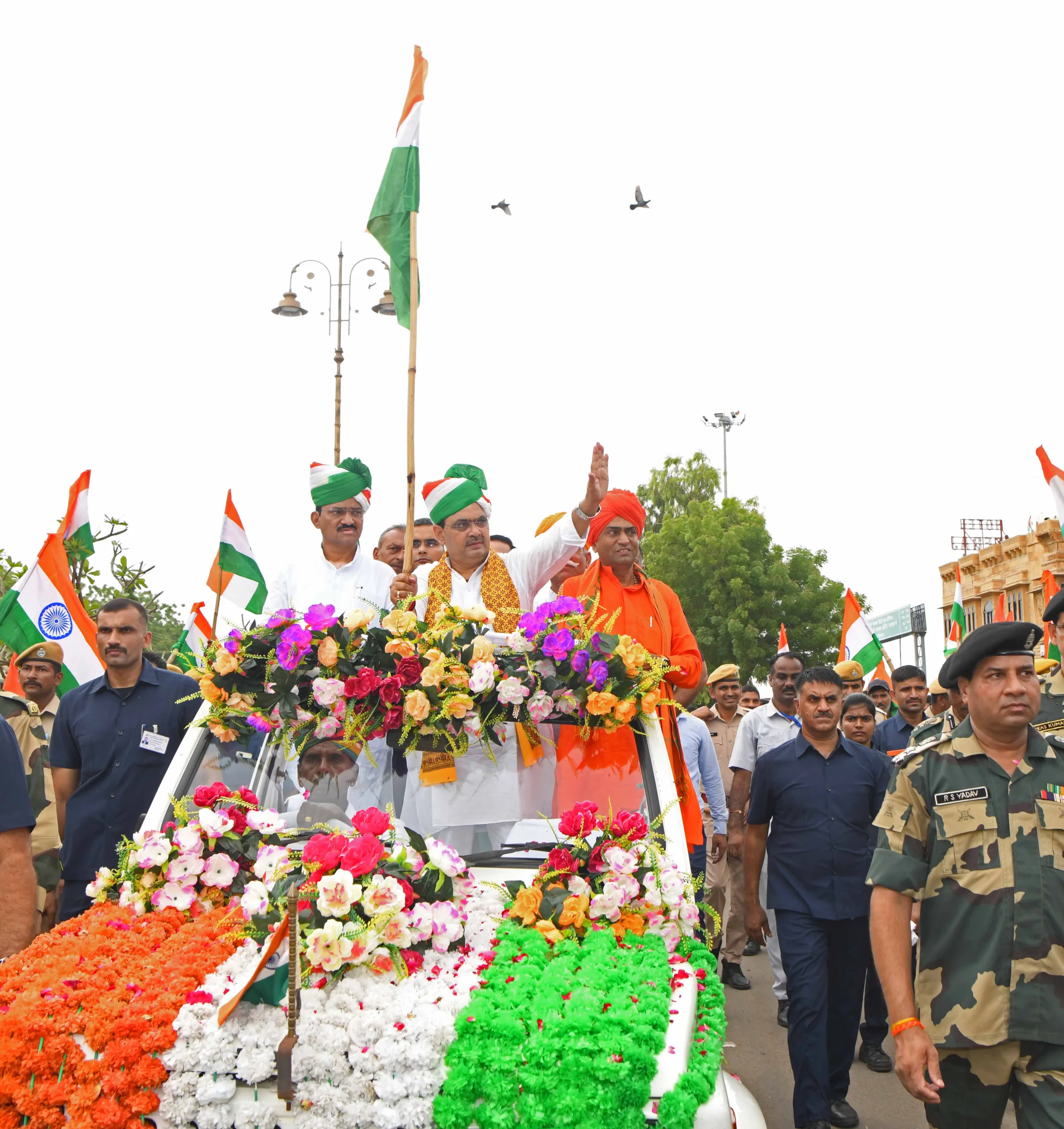 CM Bhajanlal Sharma: सोनार किले की प्राचीर से गूंजे देशभक्ति के तराने -मुख्यमंत्री ने ‘हर घर तिरंगा यात्रा’ को दिखाई हरी झण्डी