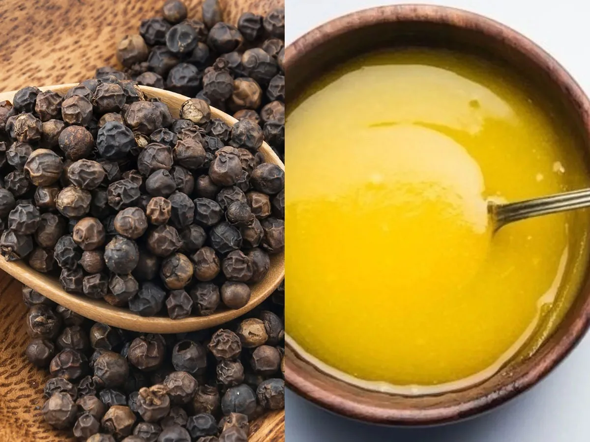 Black Pepper With Ghee Benefits: एक चम्मच देसी घी और एक चुटकी काली मिर्च मिलाकर इन समस्याओं को दूर करेगा और दिमाग को शांत करेगा।