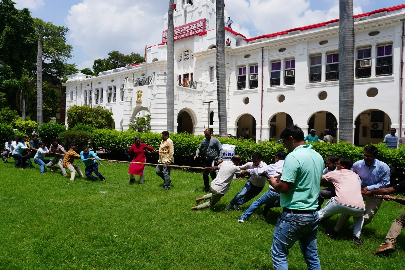 डाक विभाग ने सभी डाक क्षेत्रों में National Sports Day मनाया