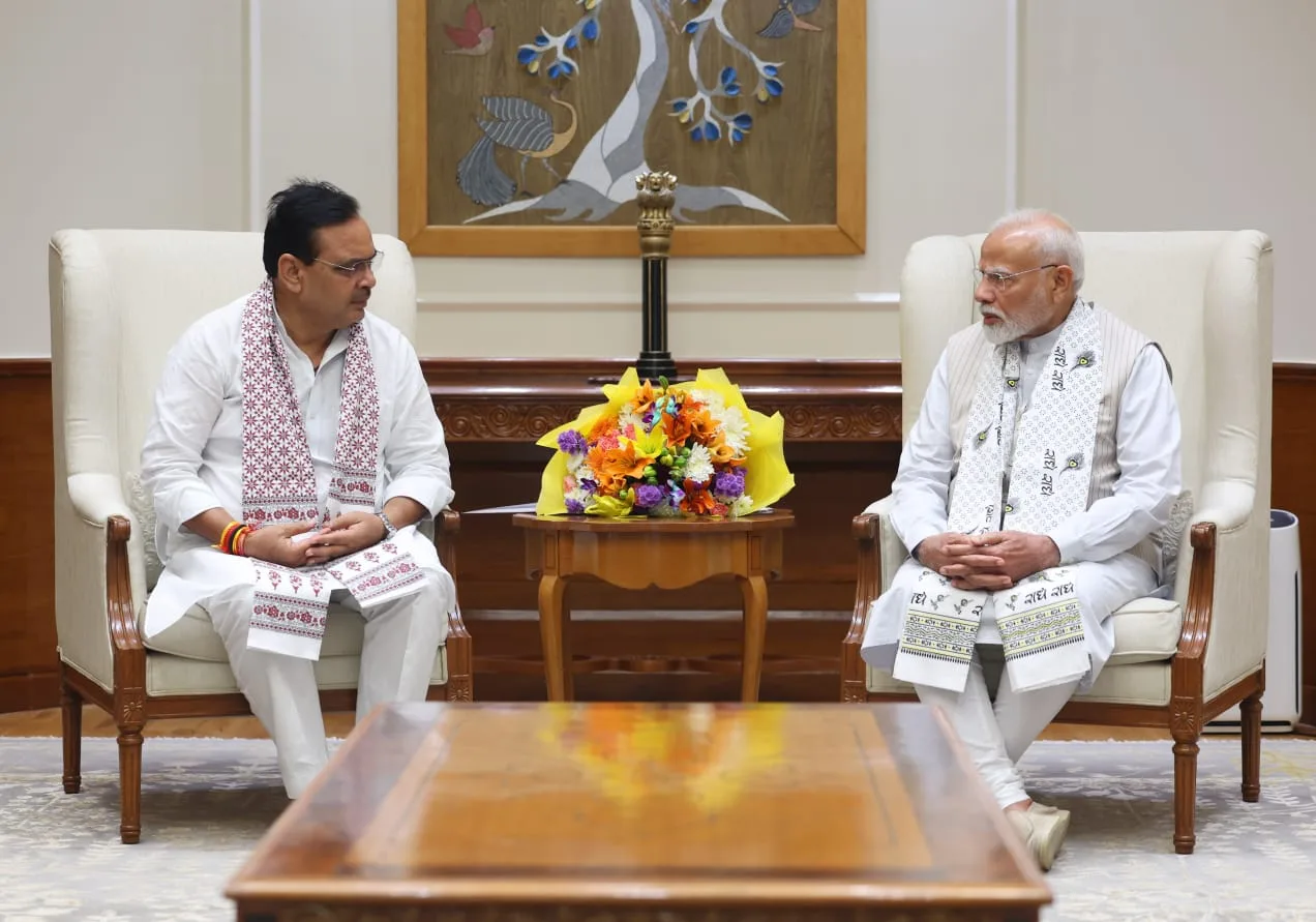 CM Bhajanlal Sharma ने नई दिल्ली प्रवास के दौरान प्रधानमंत्री श्री नरेन्द्र मोदी से शिष्टाचार भेंट की।