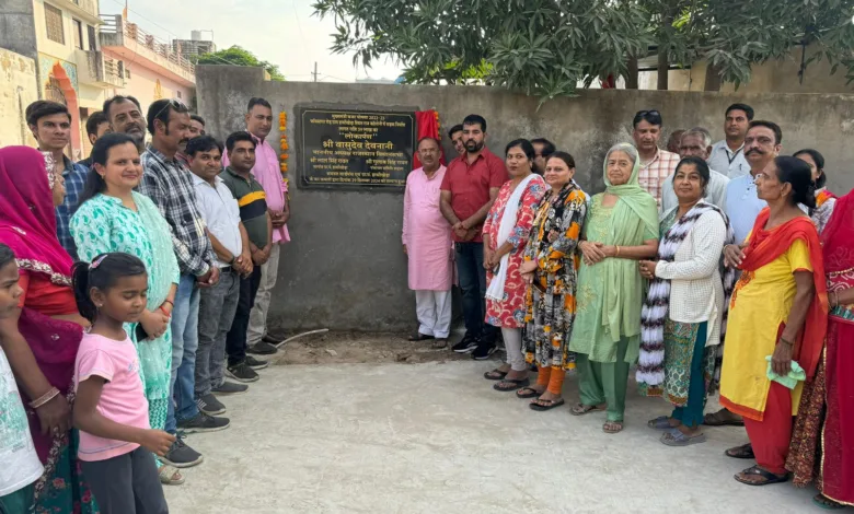 विधानसभा अध्यक्ष Vasudev Devnani ने किया 92 लाख की सड़कों के निर्माण का शुभारम्भ