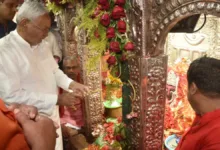 CM Nitish Kumar आज नवरात्रि की महाअष्टमी के दिन अगमकुऑ स्थित शीतला माता मंदिर पहॅुचे