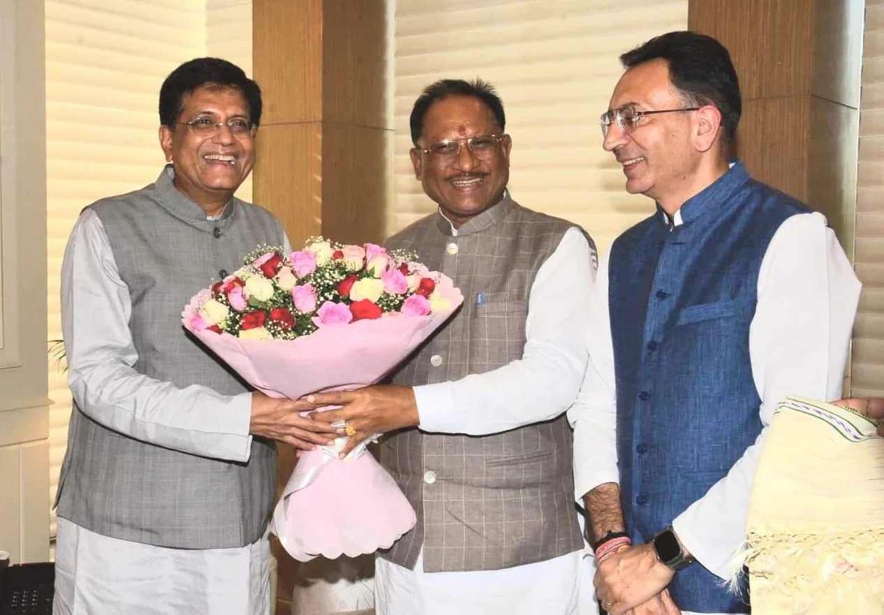 CM Vishnu Deo Sai ने केंद्रीय मंत्री से मुलाकात की