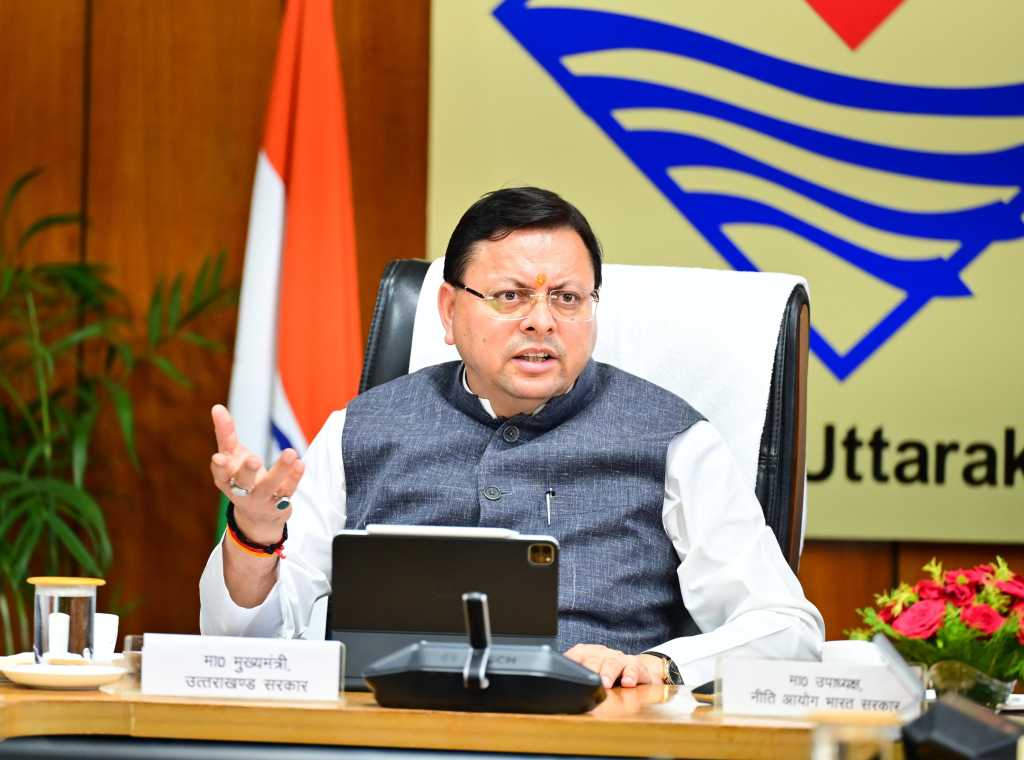 CM Pushkar Dhami और नीति आयोग के उपाध्यक्ष के बीच राज्य से जुडे विभिन्न विषयों पर हुई चर्चा