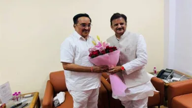 Deputy CM Rajendra Shukla ने केंद्रीय जल संसाधन मंत्री श्री पाटिल से की सौजन्य भेंट