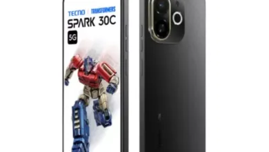 Tecno Spark 30C 5G एक सस्ते स्मार्टफोन है, इसमें 5000mAh बैटरी और 48MP कैमरा है।