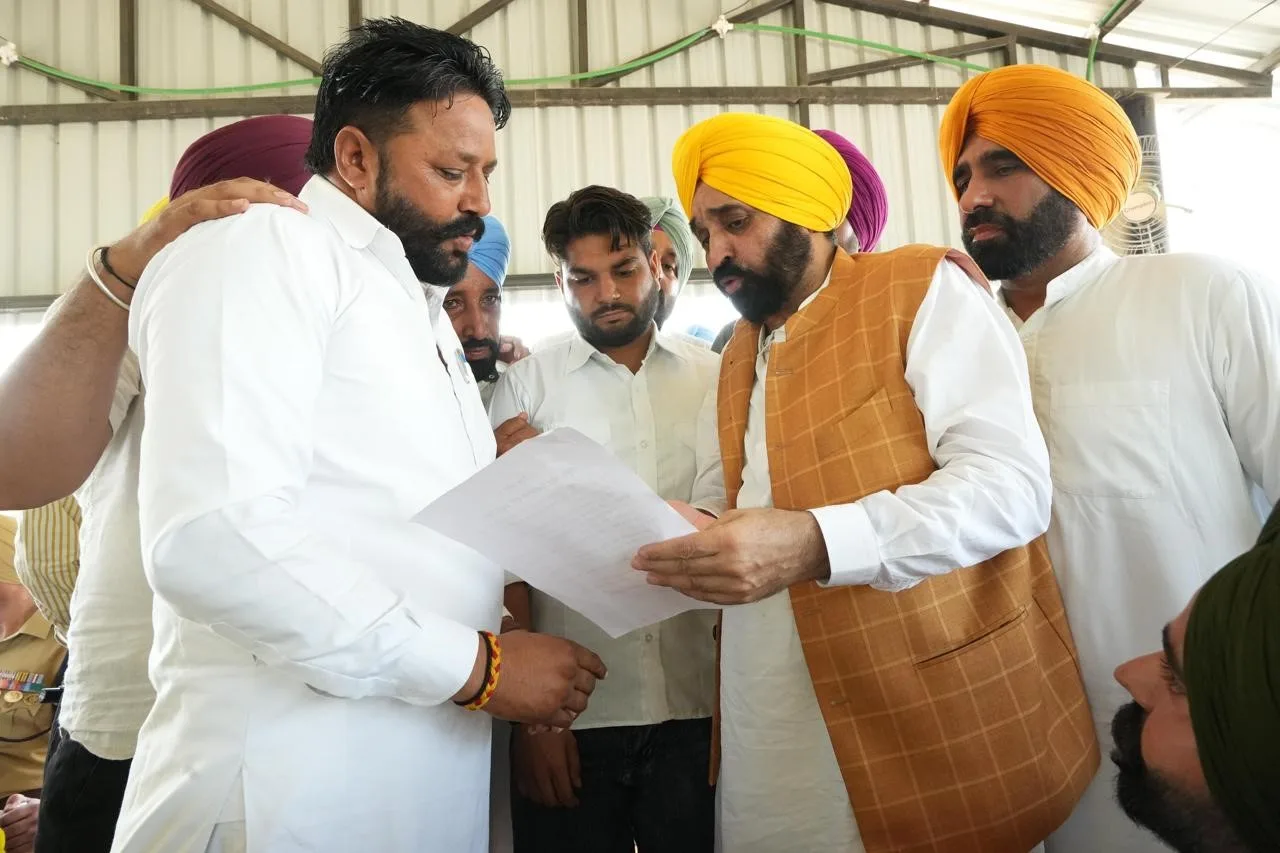 CM Bhagwant Mann ने ग्रामीणों से विकास के लिए पंचायती चुनाव सर्वसम्मति से करने की अपील की