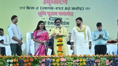 CM Hemant Soren ने रांची के सुकुरहुटू में ट्रांसपोर्ट नगर फेज -1 का किया उद्घाटन, फेज -2 की रखी आधारशिला 