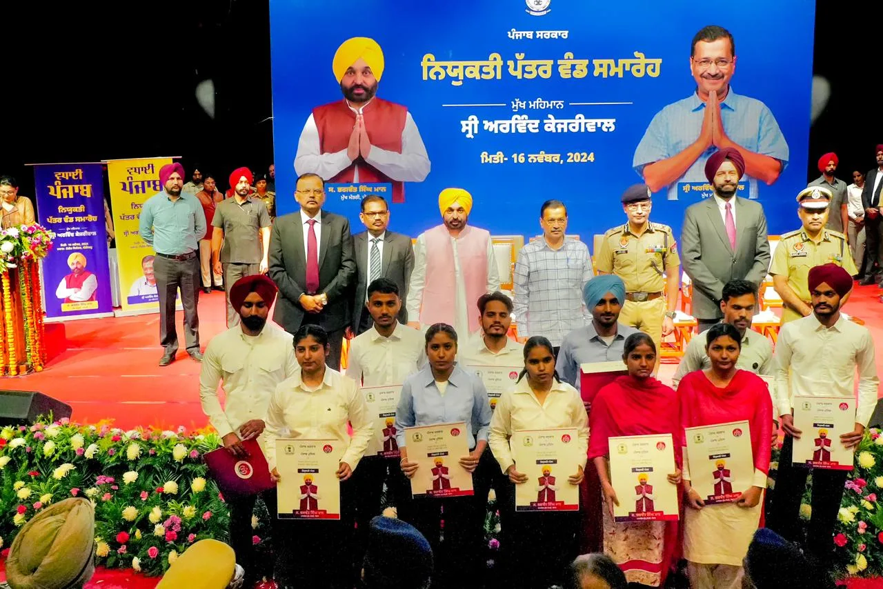 CM Bhagwant Mann ने नए भर्ती पुलिसकर्मियों को महान शहीदों के सपने साकार करने के लिए मेहनत करने का किया आह्वान