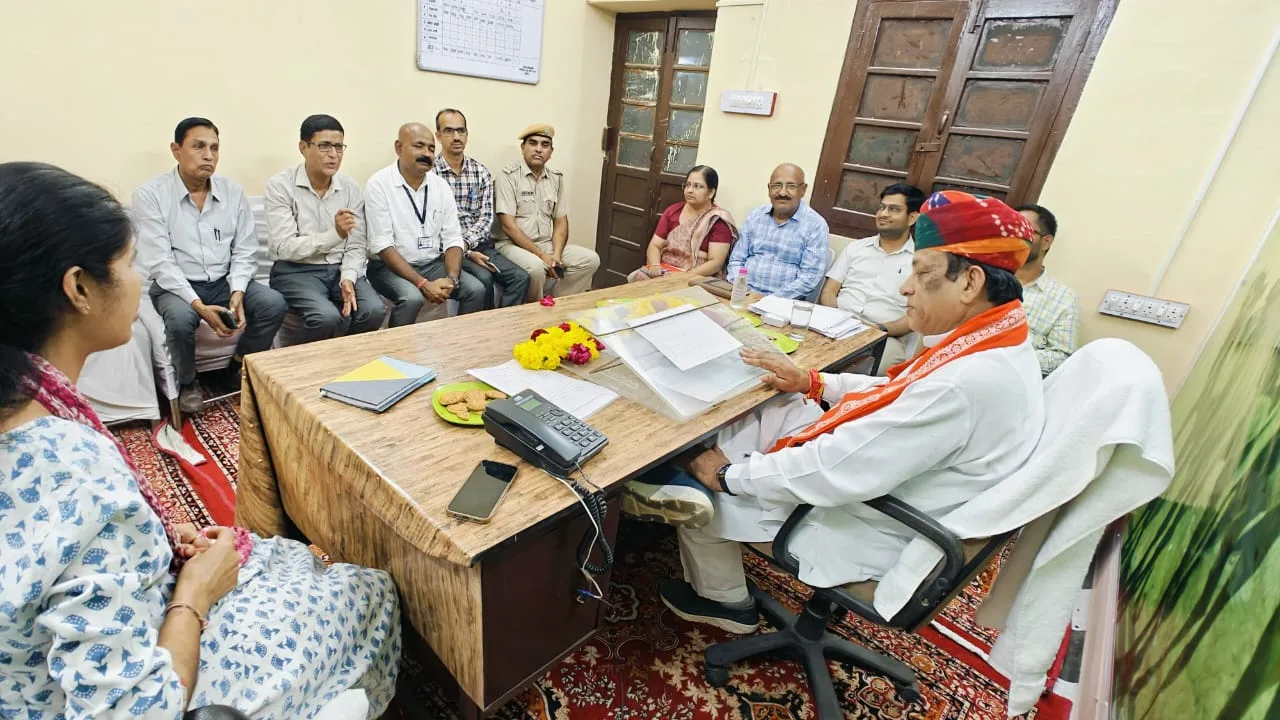 पशुपालन और गोपालन मंत्री Joraram Kumawat ने पुष्कर मेले की तैयारियों का जायजा लिया
