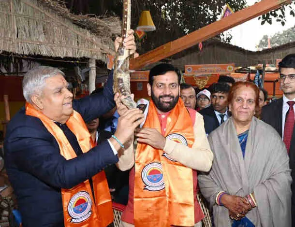 CM Nayab Saini की उपराष्ट्रपति जगदीप धनखड़ ने प्रशंसा की, सैनी निश्चित रूप से नायाब काम करेंगे