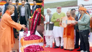 CM Yogi Adityanath ने चौधरी चरण सिंह जी की प्रतिमा पर पुष्प अर्पित कर, उन्हें विनम्र श्रद्धांजलि अर्पित की