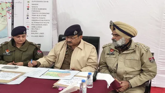 Special DGP Arpit Shukla ने शहीदी सभा से पहले फतेहगढ़ साहिब में सुरक्षा व्यवस्था की समीक्षा की