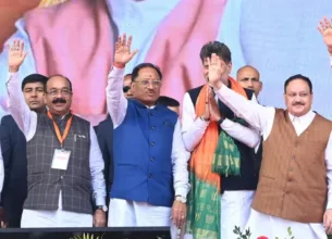 Union Minister J.P. Nadda ने 1124 करोड़ रूपए के विभिन्न विकास कार्याें का किया लोकार्पण और शिलान्यास