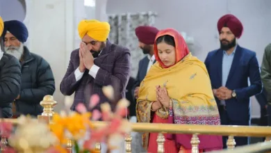 CM Bhagwant Mann ने गुरुद्वारा श्री भाभोर साहिब में मत्था टेका