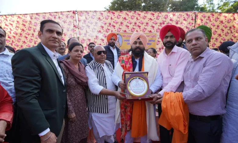Education Minister Harjot Singh Bains ने शहीद-ए-आजम सुखदेव थापर स्कूल ऑफ एमिनेंस के अपग्रेडेशन का शिलान्यास किया