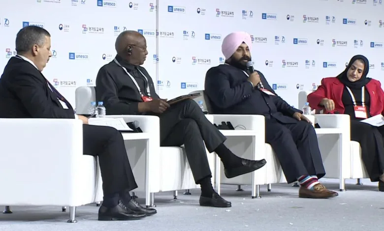 पंजाब के Education Minister Harjot Singh Bains ने कोरिया में यूनेस्को फोरम में पंजाब के परिवर्तनकारी शिक्षा मॉडल का प्रदर्शन किया