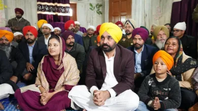 CM Bhagwant Mann ने गुरुद्वारा भाठा साहिब में माथा टेका, लोगों को श्री गुरु गोबिंद सिंह के प्रकाश पर्व की बधाई दी