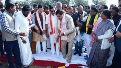 CM Dr. Mohan yadav ने कपिला गौ-शाला में गौ-माता मंदिर सेवा स्थल का किया भूमि-पूजन