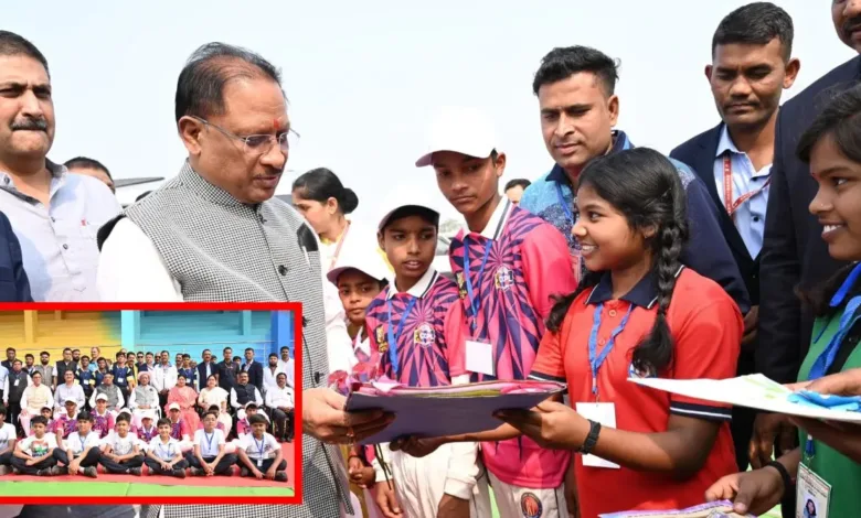  CM Vishnu Deo Sai ने किया स्पोर्ट्स कॉम्प्लेक्स का शुभारंभ