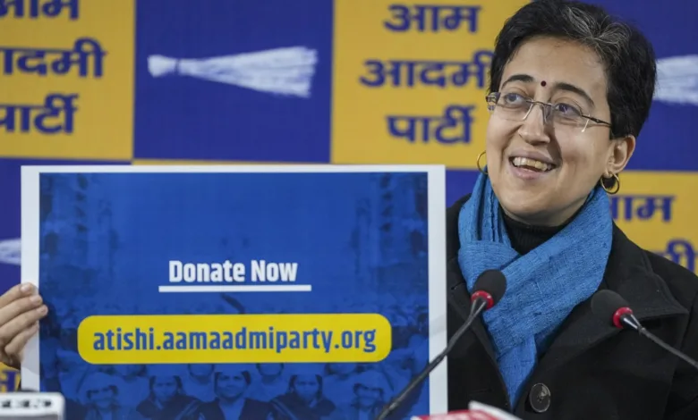 CM Atishi ने चुनाव लड़ने के लिए लोगों से 40 लाख रुपये मांगे थे, 10 घंटे में ही इतने रुपए प्राप्त हुए।