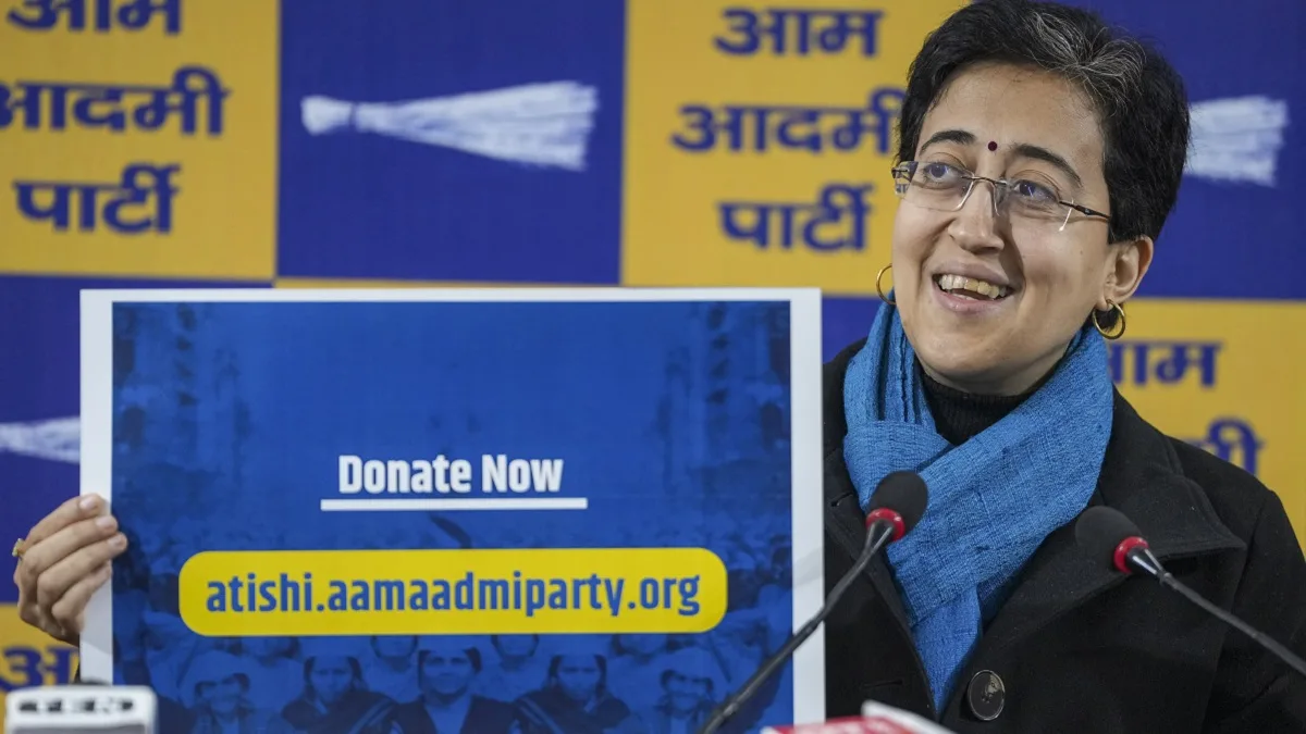 CM Atishi ने चुनाव लड़ने के लिए लोगों से 40 लाख रुपये मांगे थे, 10 घंटे में ही इतने रुपए प्राप्त हुए।