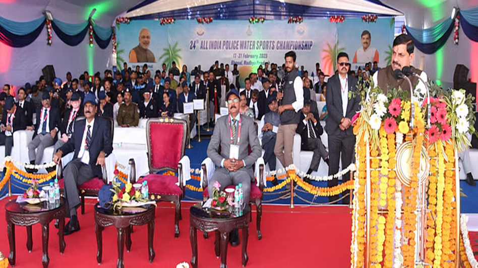 CM Mohan Yadav ने 24वीं अखिल भारतीय पुलिस वॉटर स्पोर्ट्स प्रतियोगिता का शुभारंभ किया