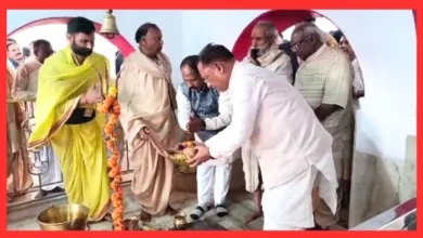 CM Vishnu Deo Sai, श्रीकोट आश्रम में गुरुमाता पूर्णिमा जी के विग्रह की प्राण प्रतिष्ठा समारोह में शामिल हुए