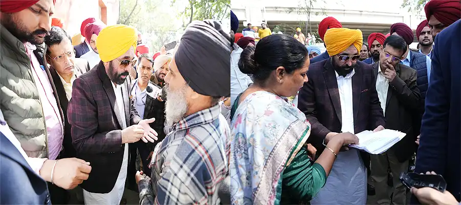 CM Bhagwant Mann ने पंजीकरण शुरू करने के लिए जीरकपुर, खरड़ और बनूर तहसीलों का तूफानी दौरा किया