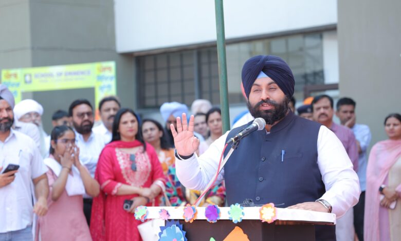 शिक्षा मंत्री Harjot Singh Bains ने पंजाब में हर बच्चे के लिए गुणवत्तापूर्ण शिक्षा के सपने को पूरा करने के लिए एकीकृत समर्थन का आह्वान किया