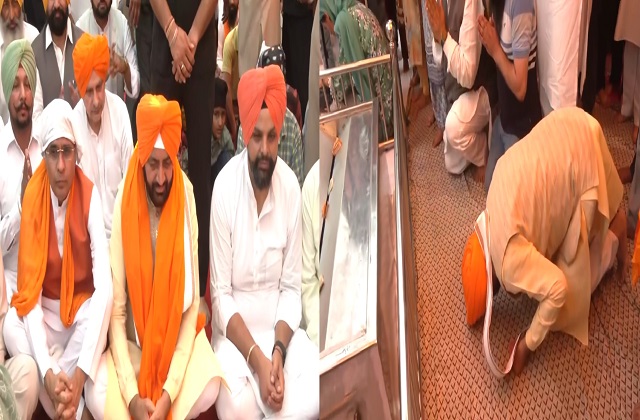 CM Nayab Saini ने गुरुद्वारा साहिब में टेका माथा, देश भर में बैसाखी पर्व की रौनक