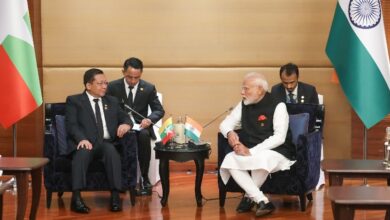 PM Narendra Modi ने म्यांमार के वरिष्ठ जनरल मिन आंग ह्लाइंग से मुलाकात की