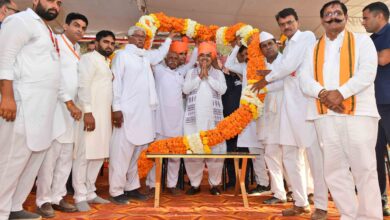CM Bhajanlal Sharma का श्रीगंगानगर दौरा, श्री बिश्नोई मंदिर में किए दर्शन