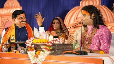 CM Mohan Yadav रिंवझा में भागवत कथा में हुए शामिल
