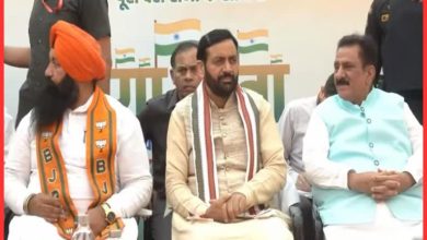 CM Nayab Saini की अगुवाई में लाडवा में निकाली गई तिरंगा यात्रा