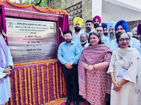 स्थानीय निकाय मंत्री Dr. Ravjot Singh ने 33.66 करोड़ रुपये की पाइपलाइन जलापूर्ति परियोजना की आधारशिला रखी