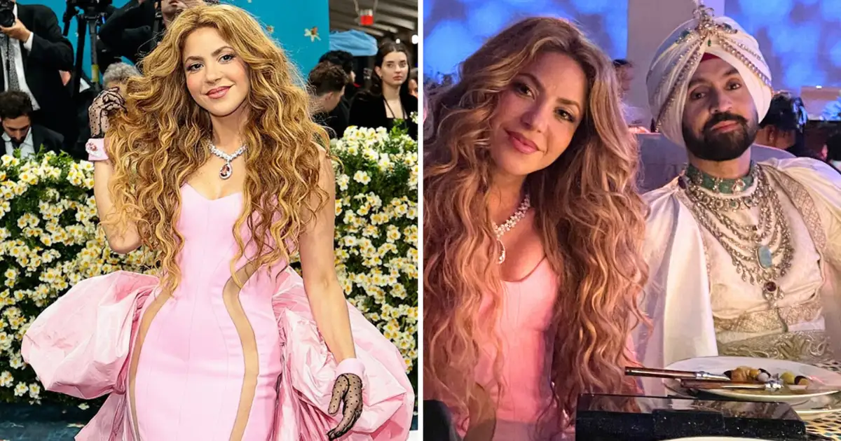 Met Gala के पहले हुई थी Shakira के कॉस्ट्यूम में गड़बड़, दिलजीत दोसांझ ने बिहाइंड द सीन दिखाया