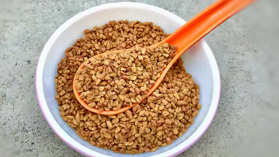 Fenugreek Seeds Water: मेथी दाने का पानी पीने का क्या प्रभाव होता है? जानें खाना खाने का सही तरीका 1 Fenugreek Seeds Water: मेथी दाने का पानी पीने का क्या प्रभाव होता है? जानें खाना खाने का सही तरीका