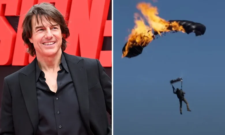 Tom Cruise ने 'Mission Imposible' में जलते हुए पैराशूट से 16 बार छलांग लगाकर एक नया गिनीज रिकॉर्ड अपने नाम किया 1 Tom Cruise ने 'Mission Imposible' में जलते हुए पैराशूट से 16 बार छलांग लगाकर एक नया गिनीज रिकॉर्ड अपने नाम किया