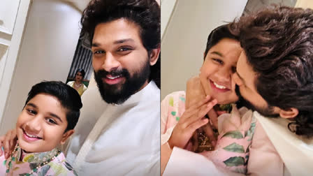 Allu Arjun son Ayan: अल्लू अर्जुन के बेटे अयान विराट कोहली की जीत पर रोने लगे , कहा कि वह कोहली से प्यार करता है