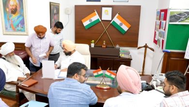 Harjot Singh Bains ने जून के अंत तक 14 करोड़ रुपये की बाढ़ सुरक्षा परियोजनाओं को पूरा करने का आदेश दिया